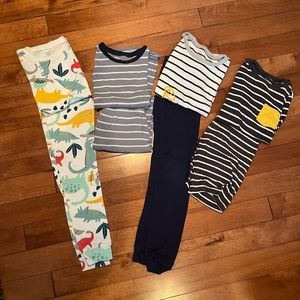 4 pair boys Carters pajamas, size 8